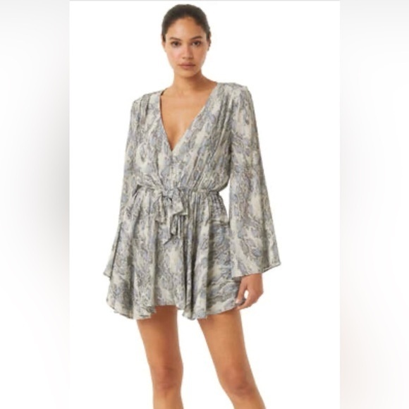 Misa Kaia Dress, Nwt. Size Small In Python Print